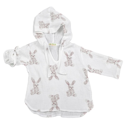 Рубашка Зайки Чуди Кидс 087525-3 белый 01